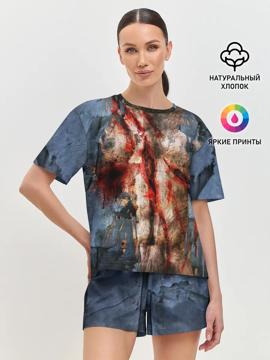 Женская пижама с шортами / Оборотень