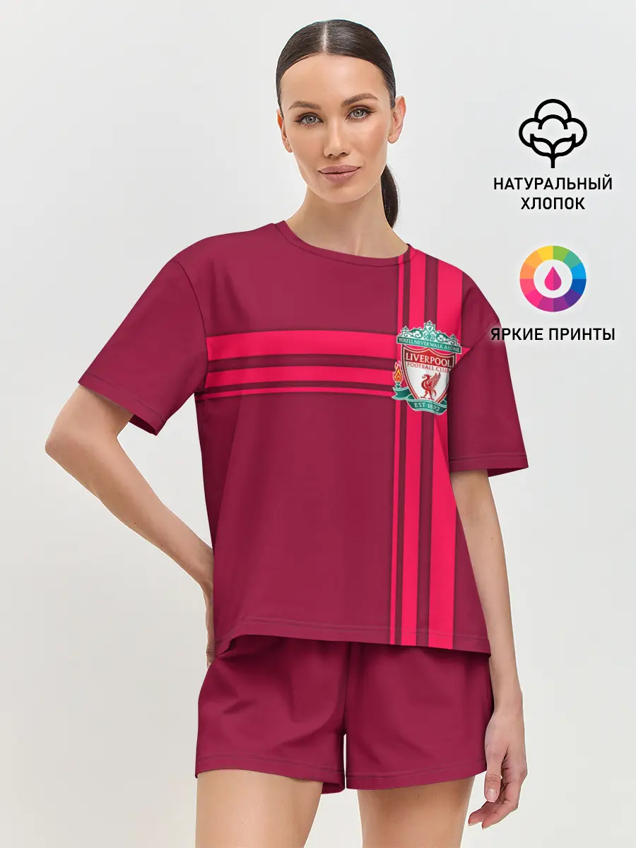 Женская пижама с шортами / Liverpool.