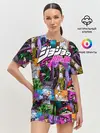 Женская пижама с шортами / Джоджо все герои