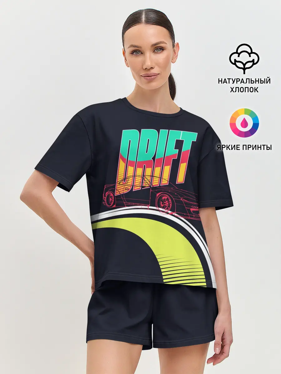 Женская пижама с шортами / Drift Style