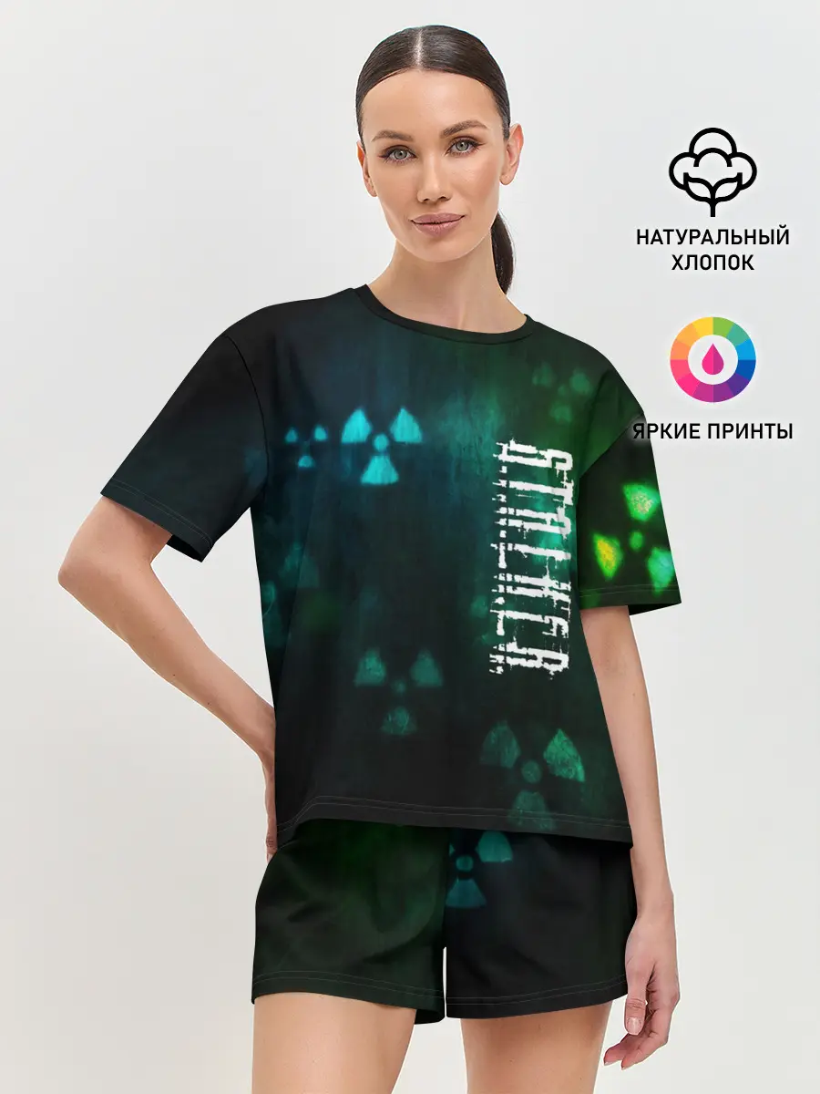Женская пижама с шортами / Stalker.