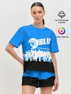 Женская пижама с шортами / TEAM FORTRESS 2 BLUE TEAM