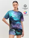 Женская пижама с шортами / ФРАКТАЛЬНЫЙ КОСМОС | SPACE