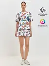 Женская пижама с шортами / Бейблэйд паттерн