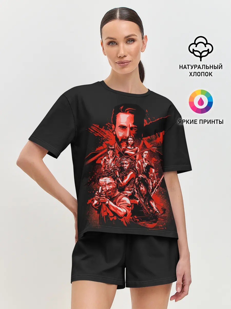 Женская пижама с шортами / The Walking Dead