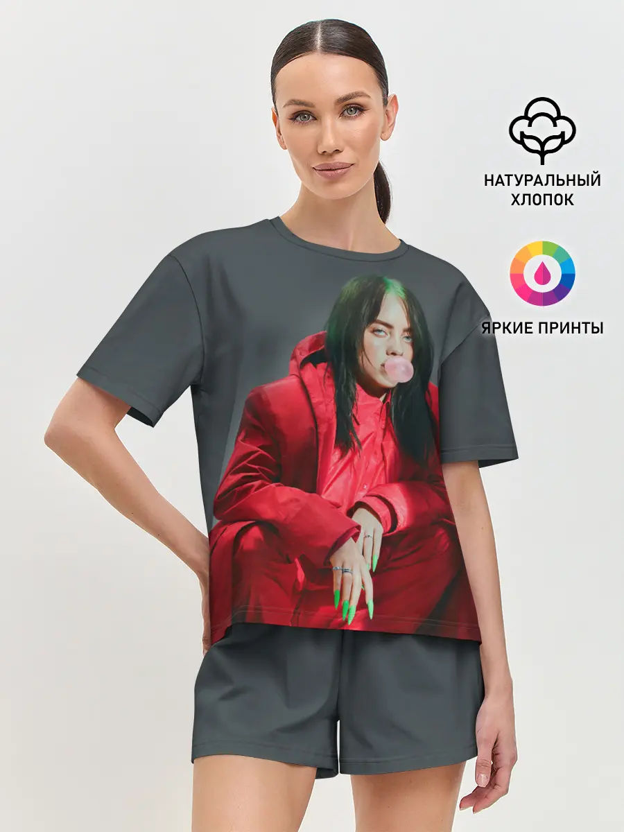 Женская пижама с шортами / Билли Айлиш