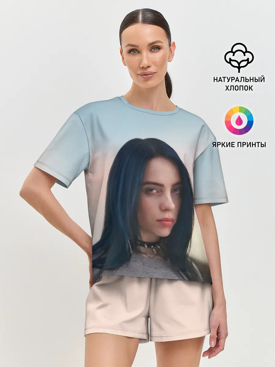 Женская пижама с шортами / Билли Айлиш
