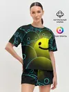Женская пижама с шортами / НЕОНОВЫЕ СМАЙЛЫ