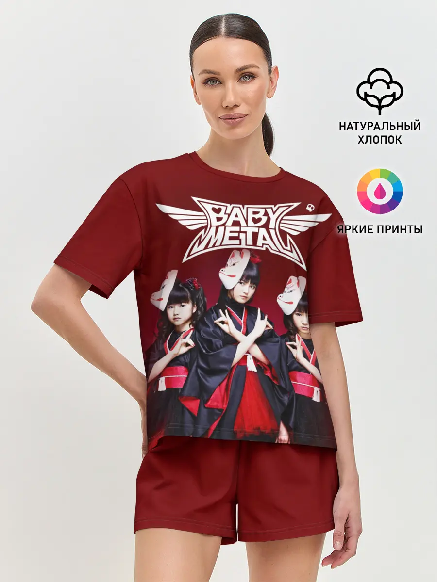 Женская пижама с шортами / BABYMETAL