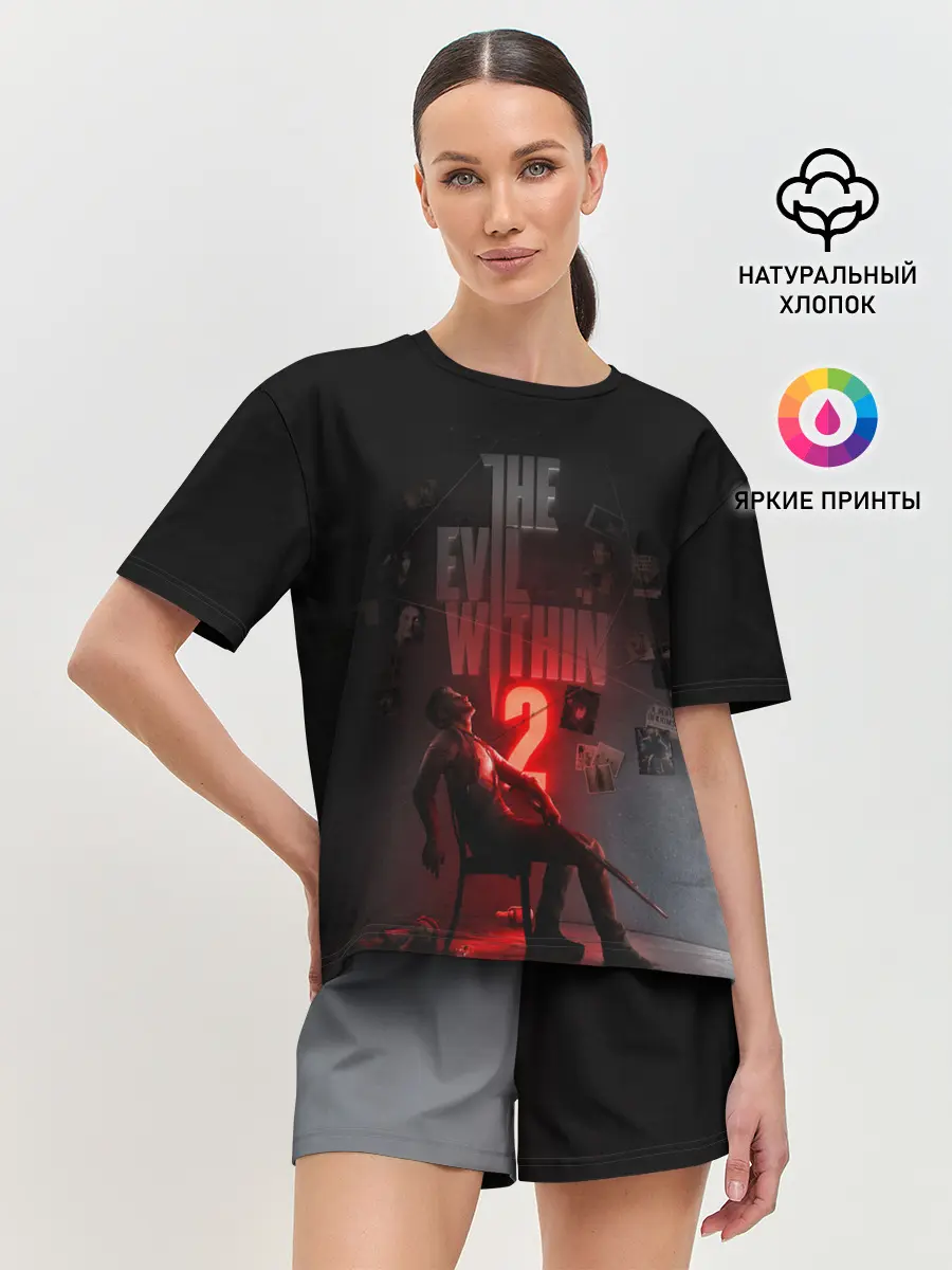 Женская пижама с шортами / The Evil Within 2