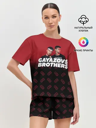 Женская пижама с шортами / GAYAZOV$ BROTHER$