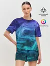 Женская пижама с шортами / Линии материи