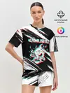 Женская пижама с шортами / Samurai | Glitch.