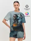 Женская пижама с шортами / Death Stranding