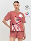 Женская пижама с шортами / Отель хазбин