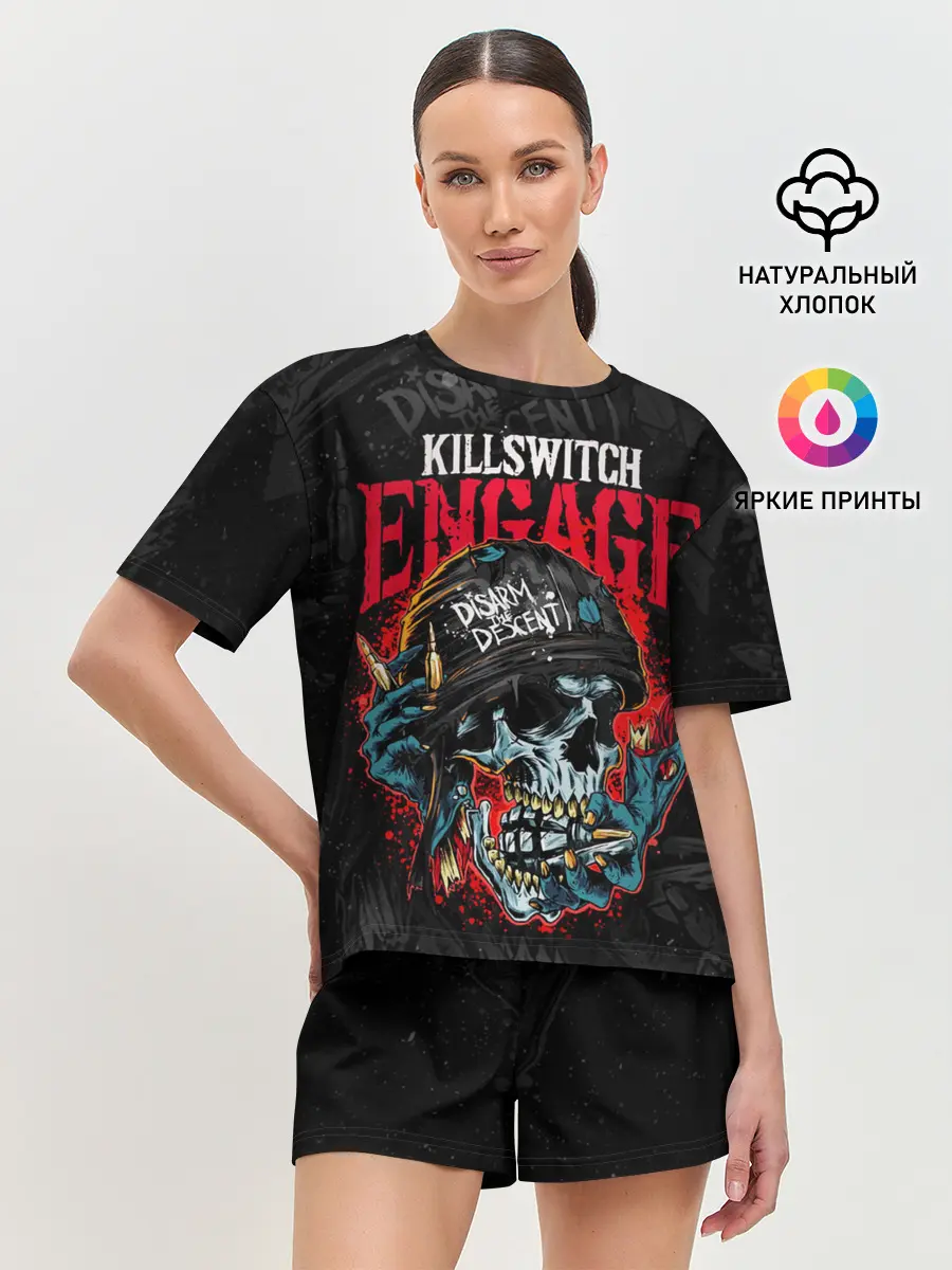 Женская пижама с шортами / Killswitch Engage