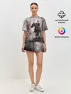 Женская пижама с шортами / Острые козырьки