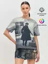 Женская пижама с шортами / Острые козырьки