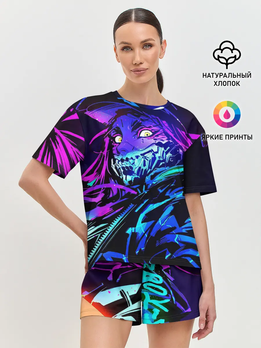 Женская пижама с шортами / Акали