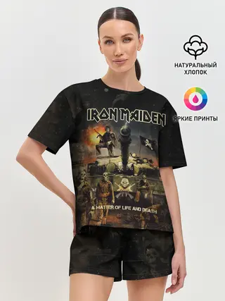 Женская пижама с шортами / Iron Maiden