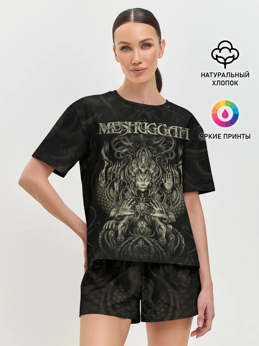 Женская пижама с шортами / Meshuggah