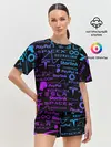Женская пижама с шортами / ЛОГОТИПЫ ПРОЕКТОВ ИЛОНА МАСКА.