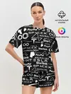Женская пижама с шортами / ЛОГОТИПЫ ПРОЕКТОВ ИЛОНА МАСКА.