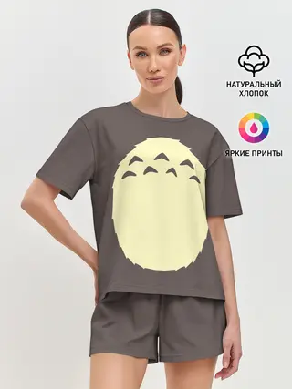 Женская пижама с шортами / Животик Тоторо