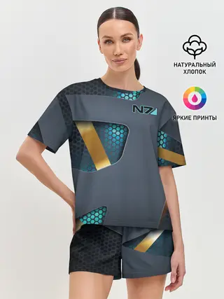 Женская пижама с шортами / MASS EFFECT N7 | МАСС ЭФФЕКТ Н7