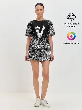 Женская пижама с шортами / ВИКИНГИ