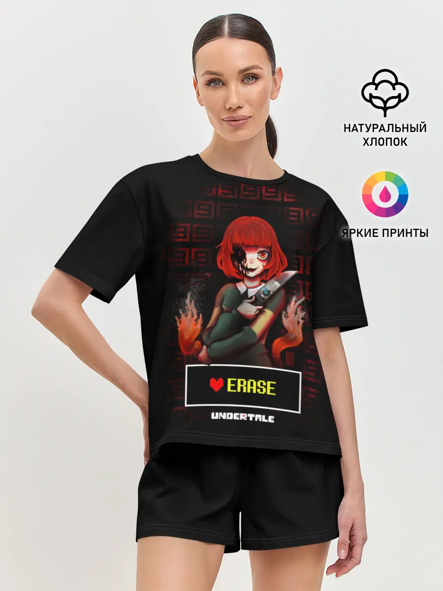 Женская пижама с шортами / UNDERTALE