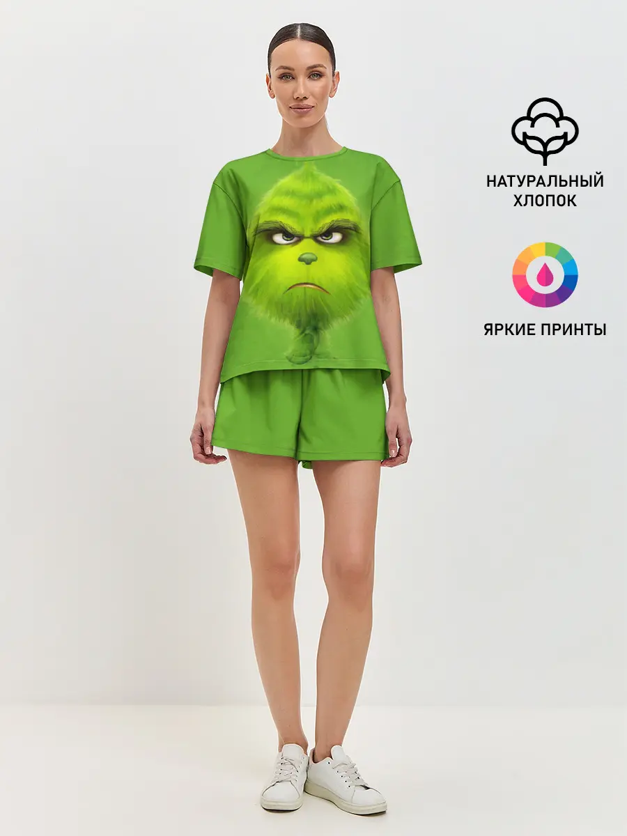 Женская пижама с шортами / The Grinch