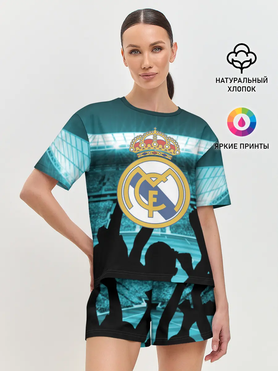 Женская пижама с шортами / Real Madrid
