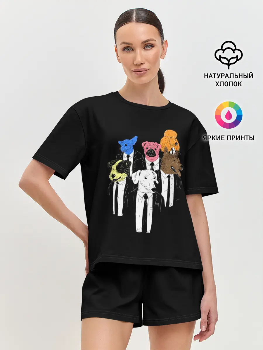 Женская пижама с шортами / Бешеные Псы