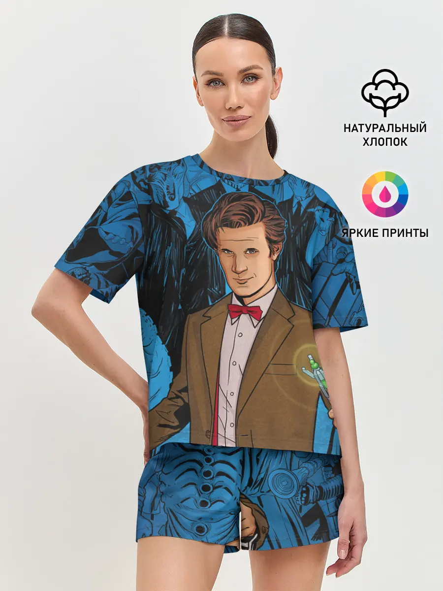 Женская пижама с шортами / Доктор Кто