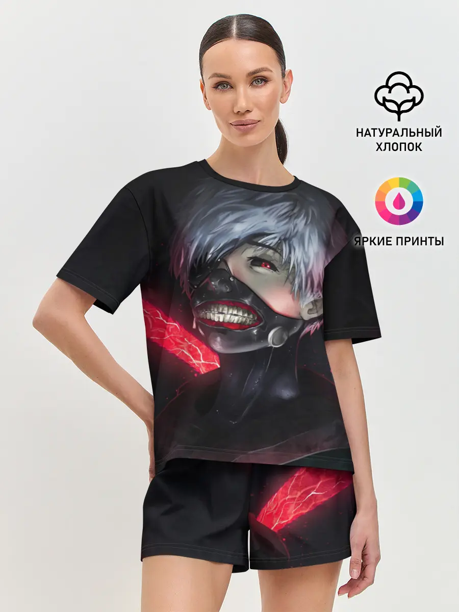 Женская пижама с шортами / Токийский Гуль