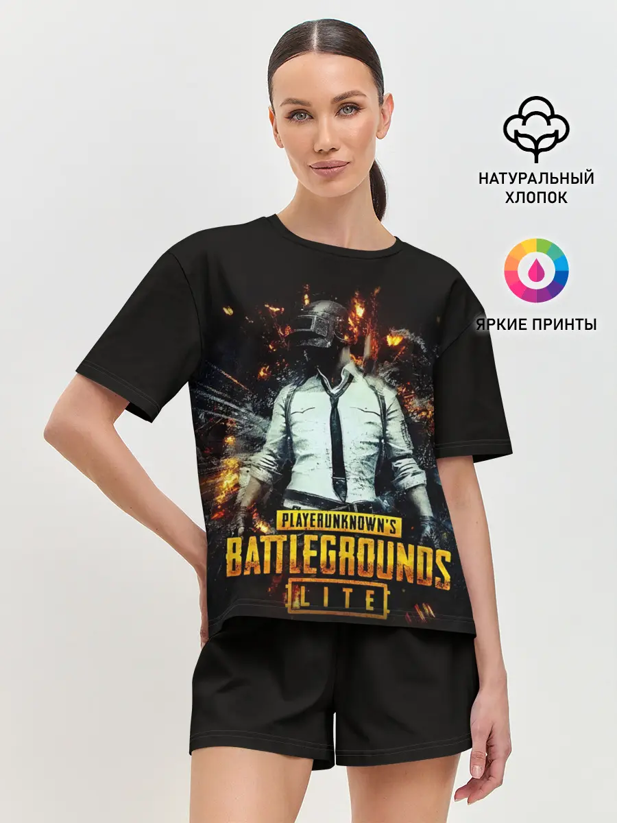 Женская пижама с шортами / PUBG Lite
