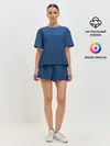 Женская пижама с шортами / 19-4052 Classic Blue