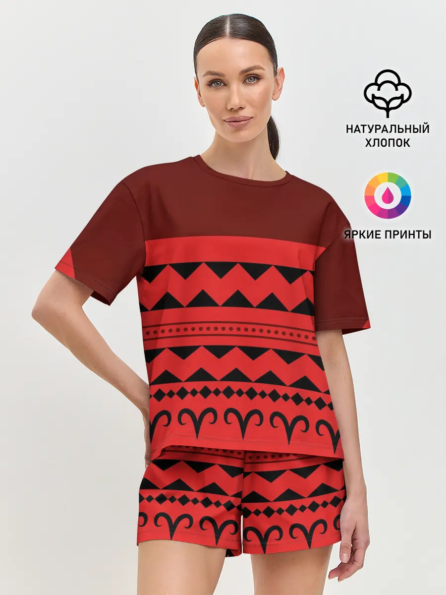 Женская пижама с шортами / Отель Хазбин Чарли