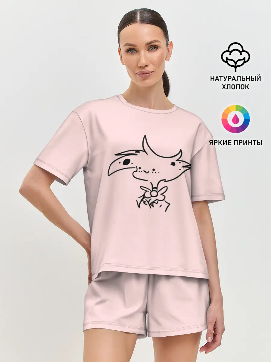 Женская пижама с шортами / Отель Хазбин