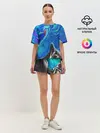 Женская пижама с шортами / КИСЛОТНЫЙ АКРИЛ