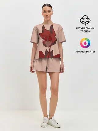 Женская пижама с шортами / Отель Хазбин