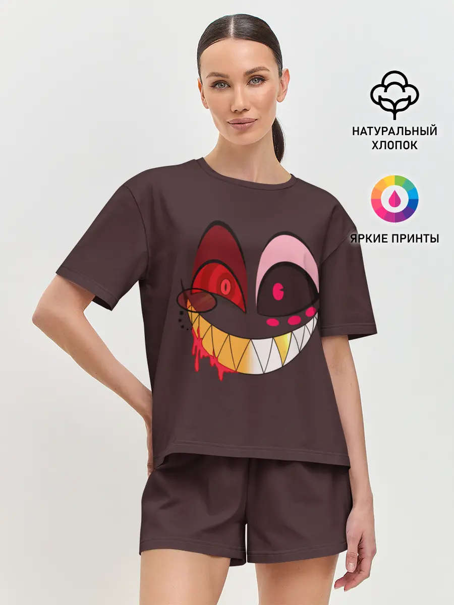 Женская пижама с шортами / Отель Хазбин