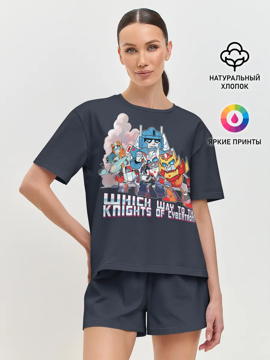 Женская пижама с шортами / Трансформеры