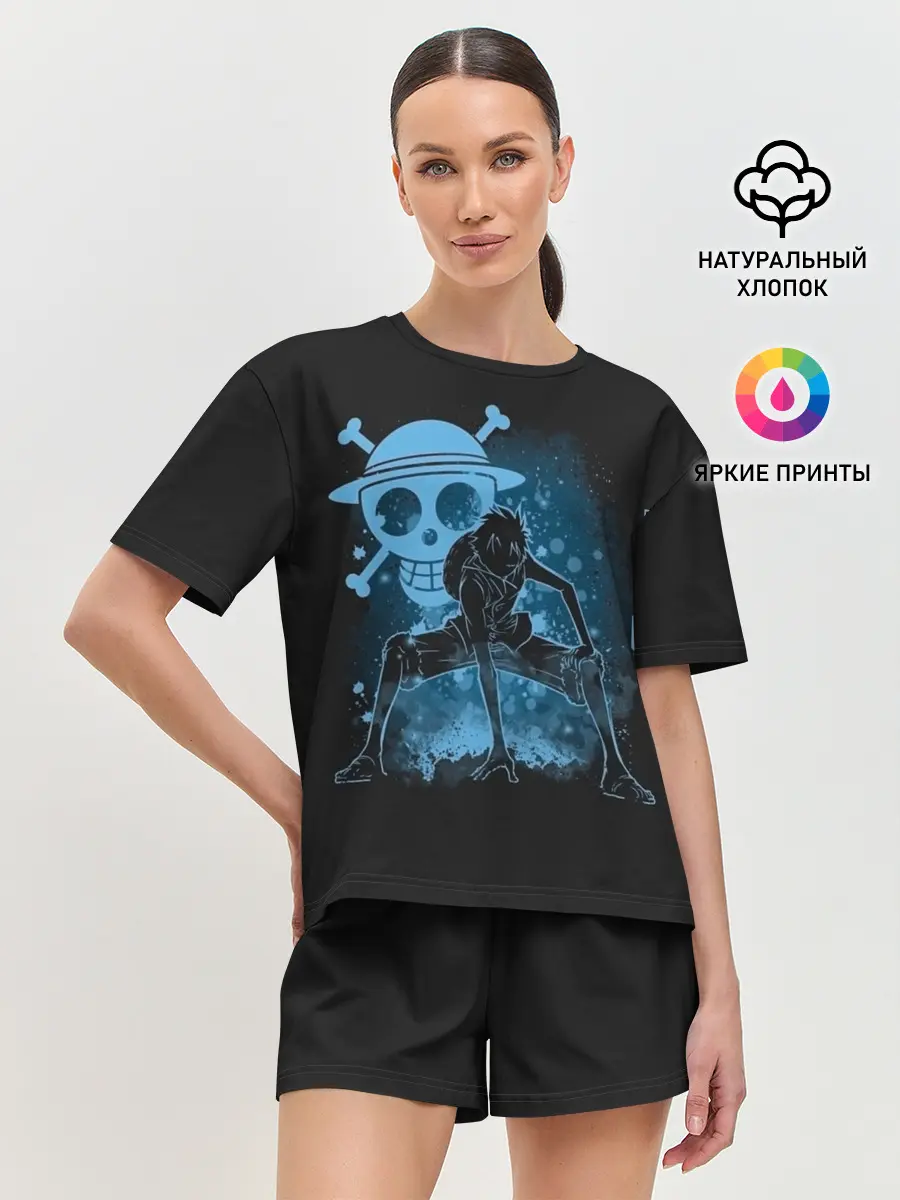Женская пижама с шортами / под водой One Piece