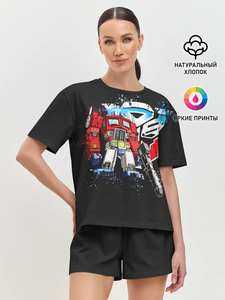 Женская пижама с шортами / Transformers