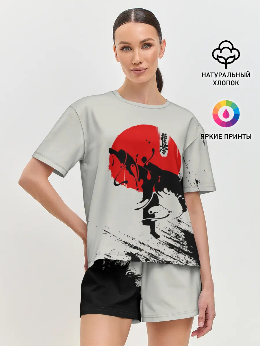 Женская пижама с шортами / Kyokushinkai Karate