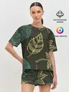 Женская пижама с шортами / Осенний мотив