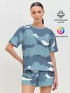 Женская пижама с шортами / Небо над Китаем
