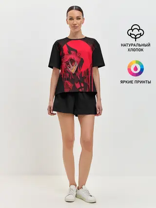 Женская пижама с шортами / Отель Хазбин